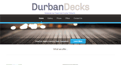 Desktop Screenshot of durbandecks.com